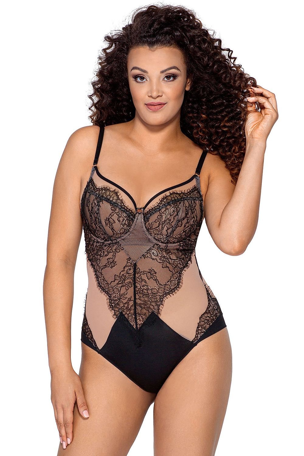 Body Ava negro - vista de producto 1 en Secretelles