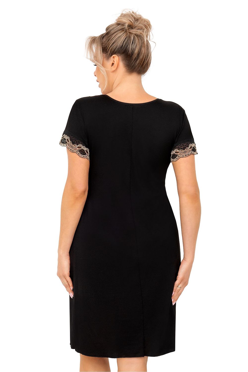 Camisón Donna negro - vista de producto 2 en Secretelles