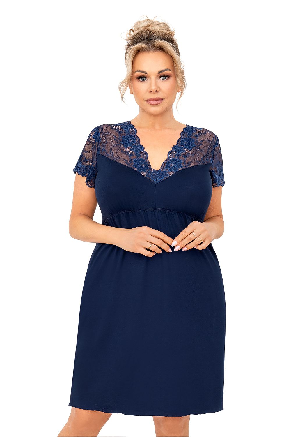Camisón Donna azul - vista de producto 1 en Secretelles