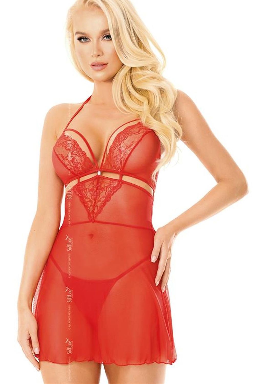 Sujetador SoftLine Collection rojo 206876 - vista de producto 1 en Secretelles