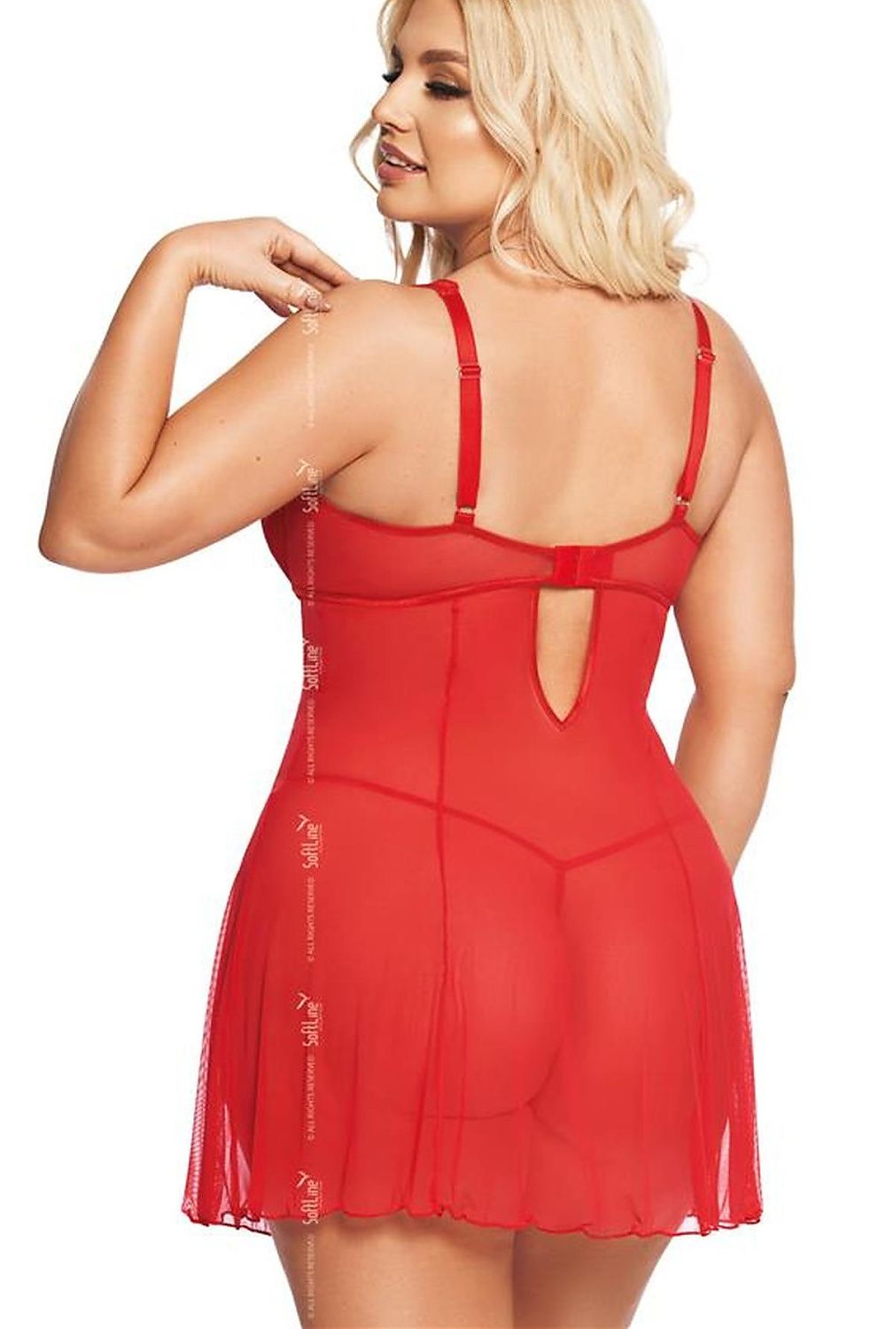 Sujetador SoftLine Collection rojo 206924 - vista de producto 2 en Secretelles