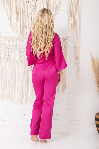 Pijama Kalimo violeta 200018 - vista de producto 2 en Secretelles
