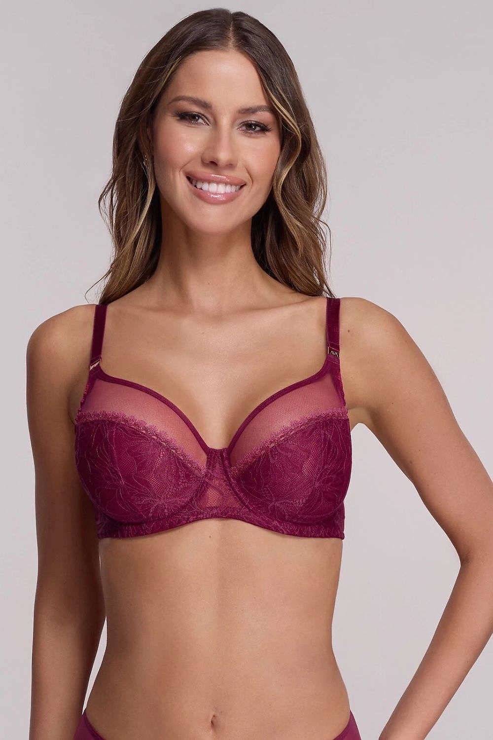 Sujetador Ava rojo 218308 - vista de producto 3 en Secretelles