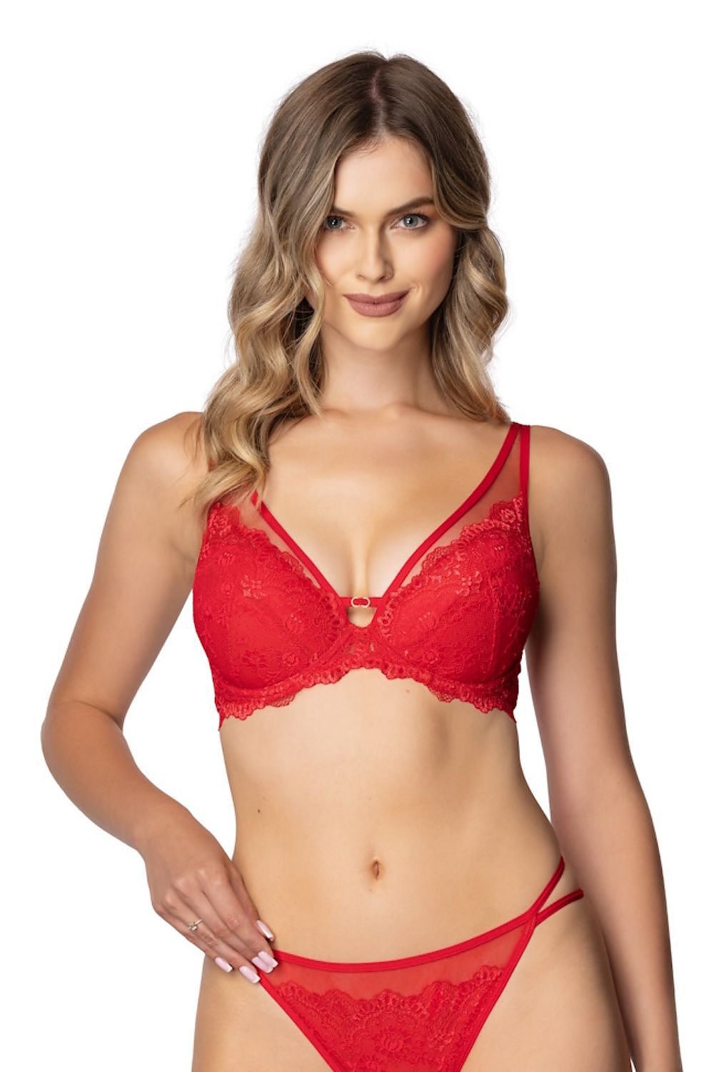 Sujetador Mat rojo 219297 - vista de producto 3 en Secretelles