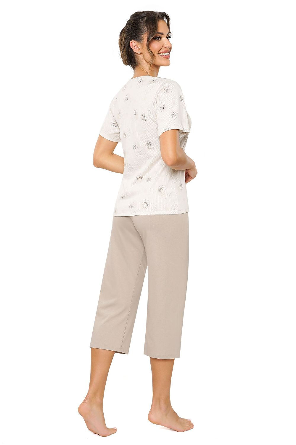 Pijama Donna beige 208754 - vista de producto 2 en Secretelles