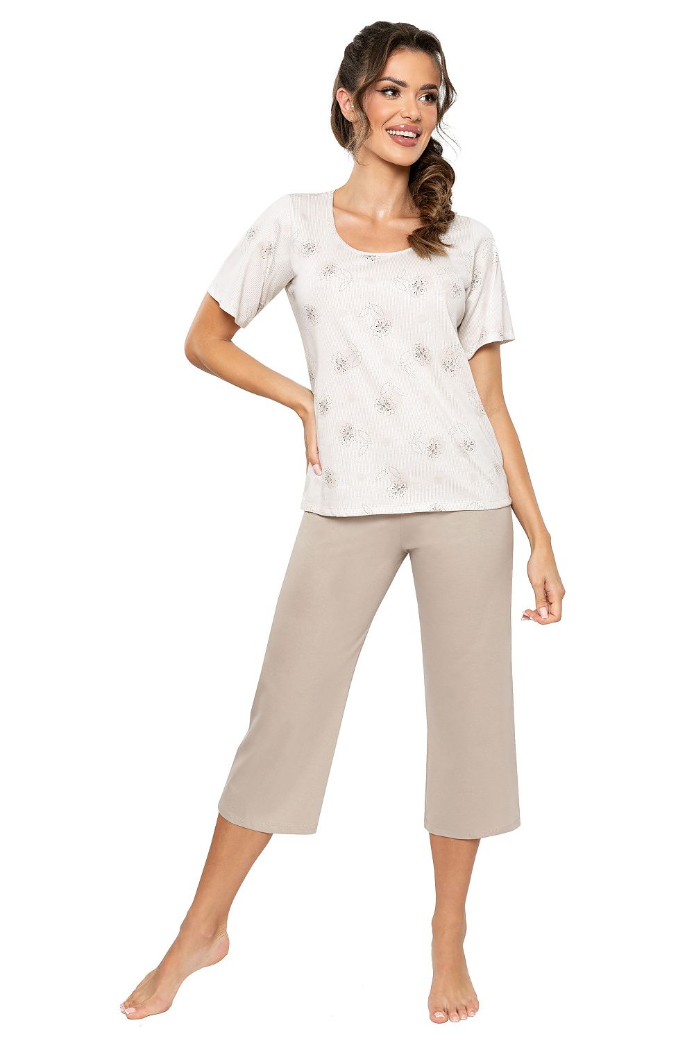 Pijama Donna beige 208754 - vista de producto 1 en Secretelles