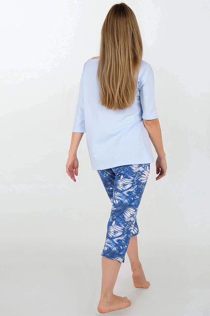 Pijama Momenti Per Me azul 222059 - vista de producto 3 en Secretelles