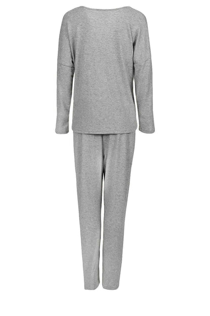 Pijama Momenti Per Me gris 205979 - vista de producto 2 en Secretelles