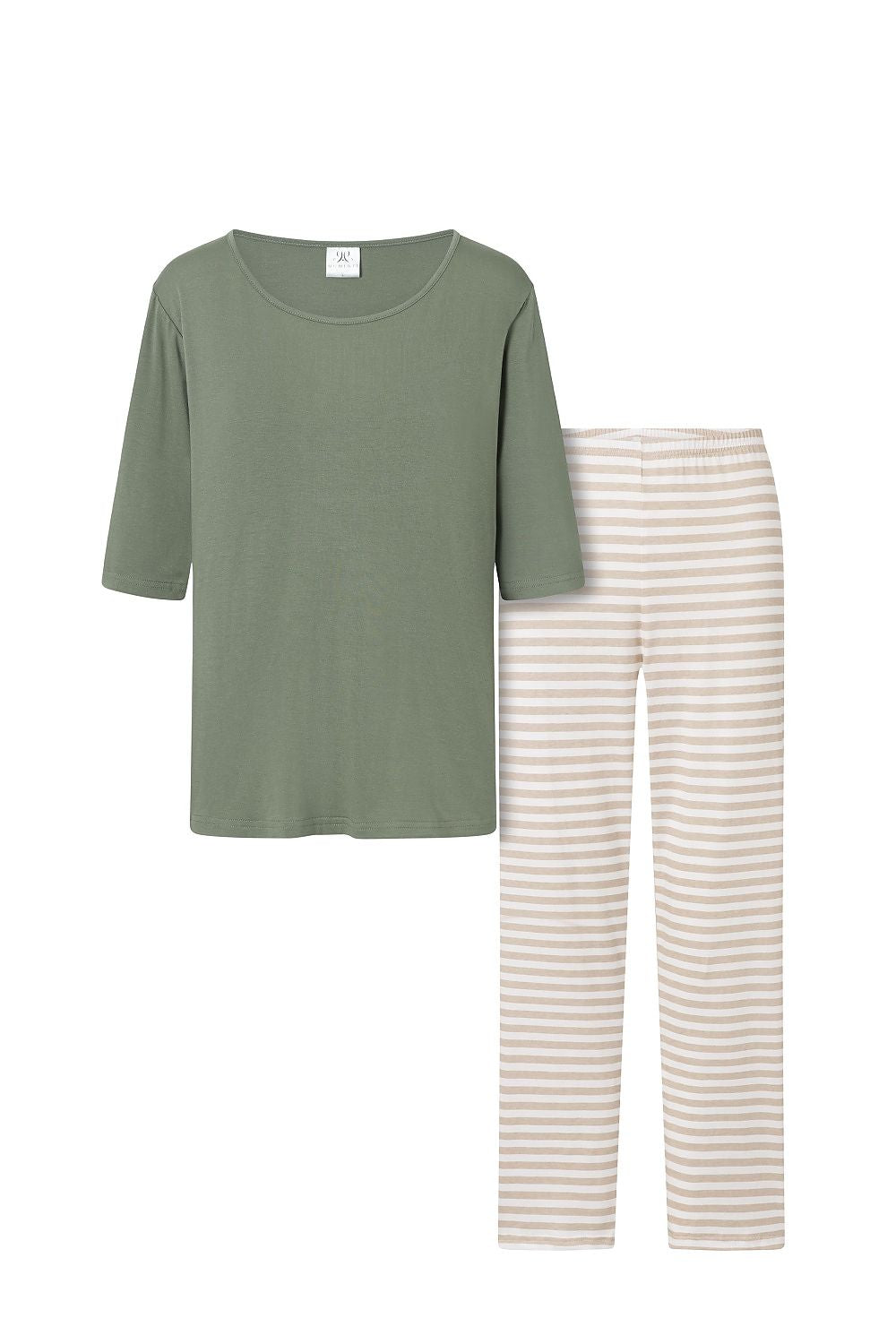 Pijama Momenti Per Me verde 211666 - vista de producto 2 en Secretelles