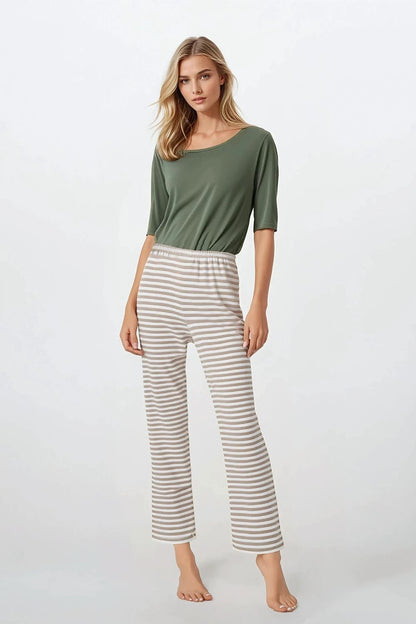 Pijama Momenti Per Me verde 211666 - vista de producto 1 en Secretelles