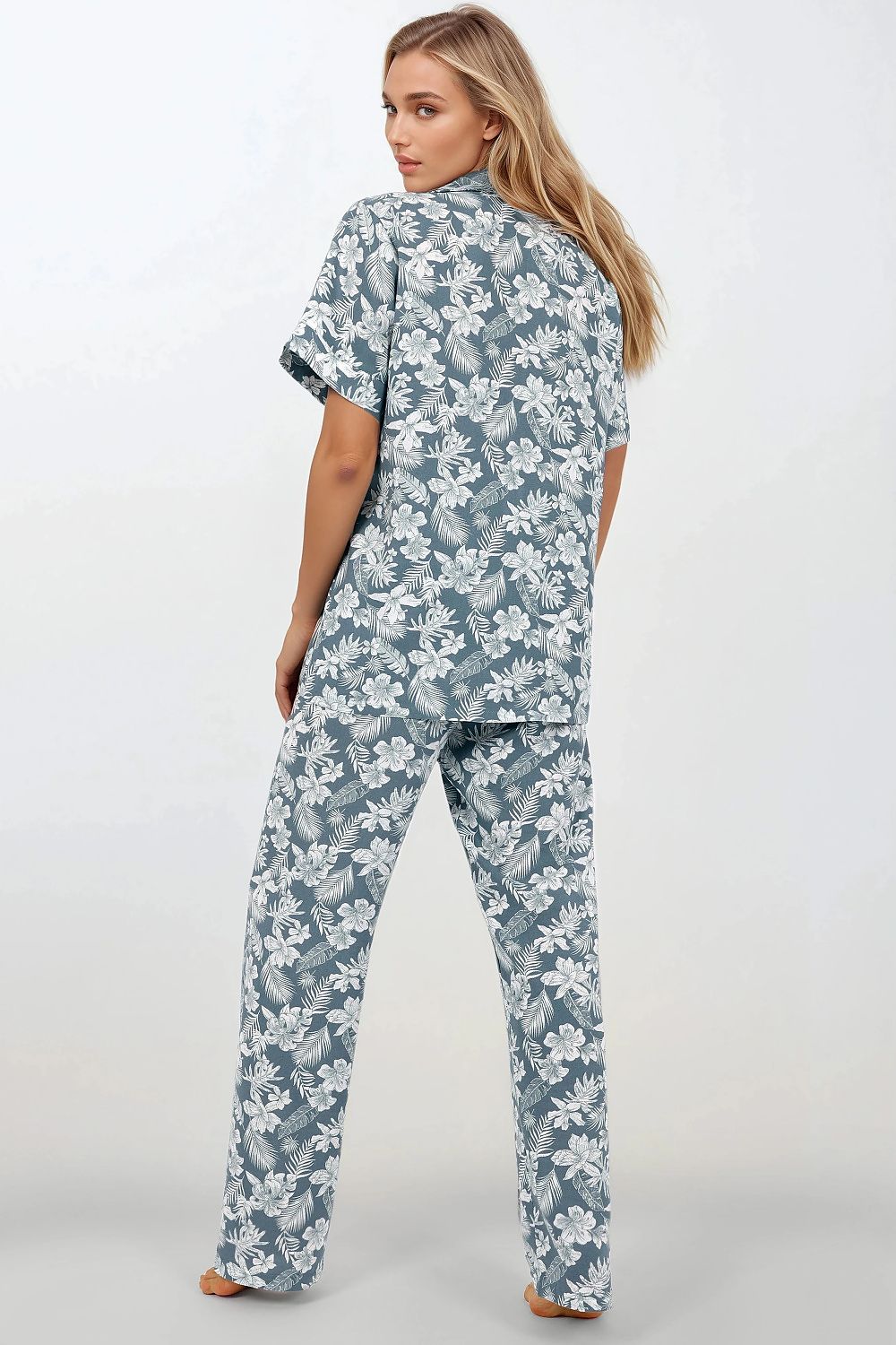 Pijama Momenti Per Me verde 215911 - vista de producto 3 en Secretelles