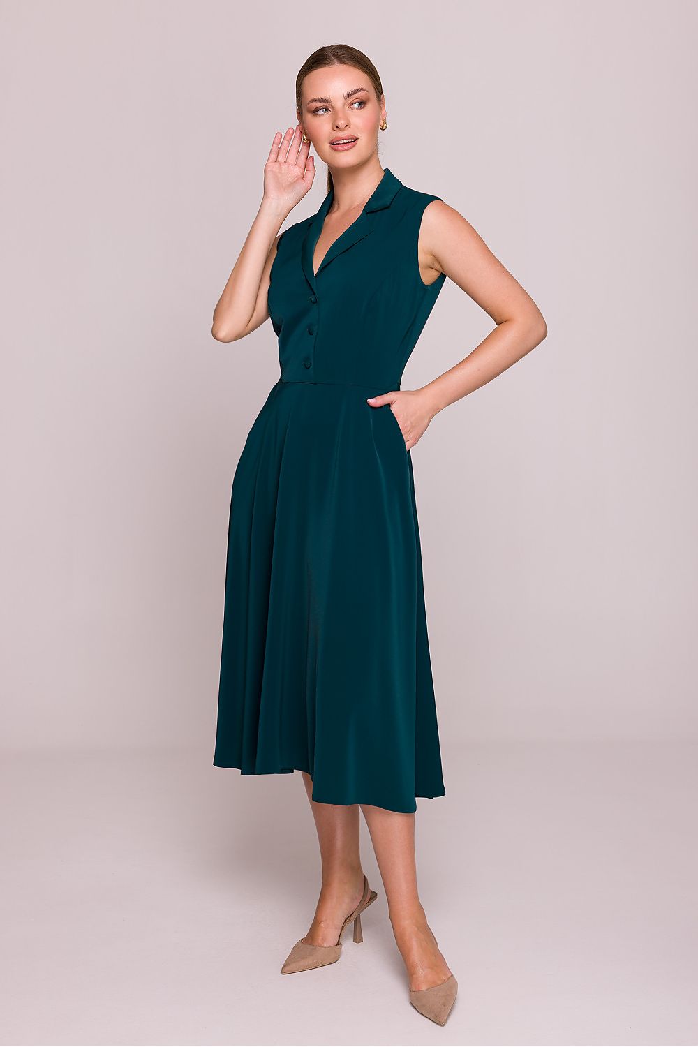 Vestido Stylove verde 214661 - vista de producto 1 en Secretelles