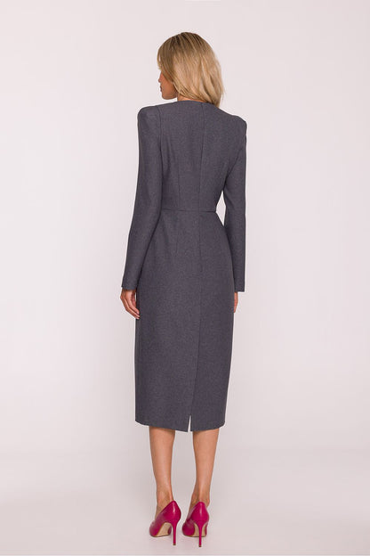 Vestido Stylove gris 217286 - vista de producto 2 en Secretelles