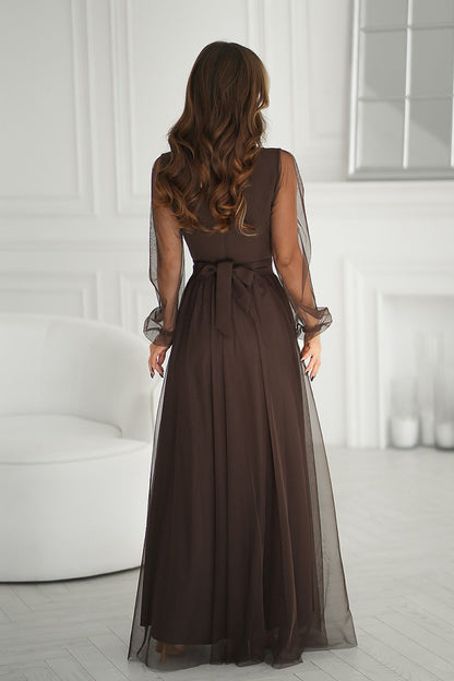 Vestido Bicotone azul 220096 - vista de producto 12 en Secretelles