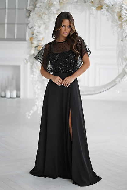 Bicotone vestido negro vista de producto Secretelles