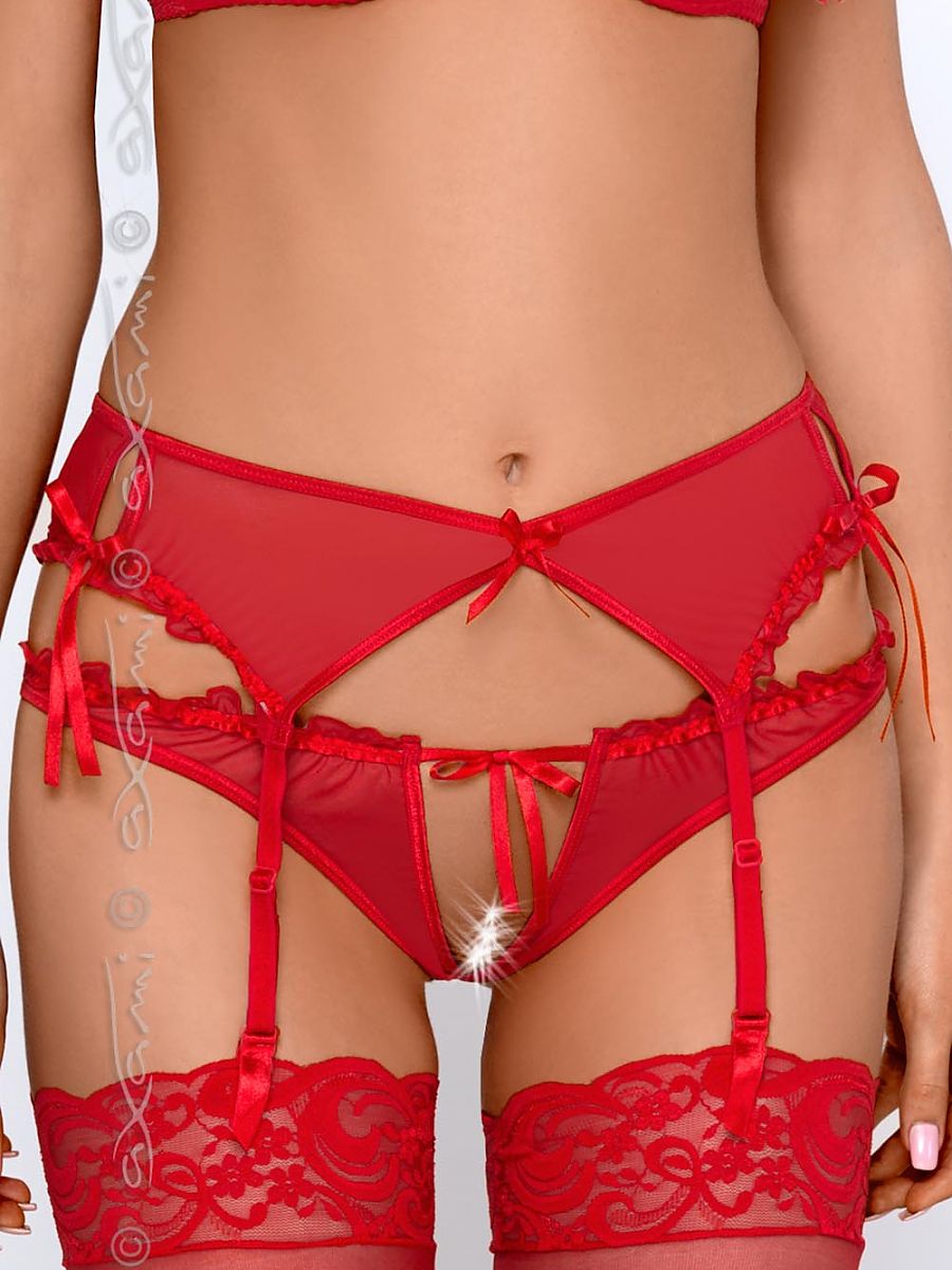 Vestido Axami rojo - vista de producto 2 en Secretelles