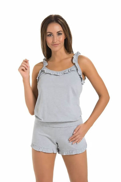 Camisón Teyli gris - vista de producto 2 en Secretelles