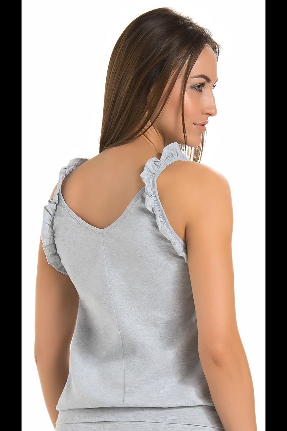 Camisón Teyli gris - vista de producto 3 en Secretelles